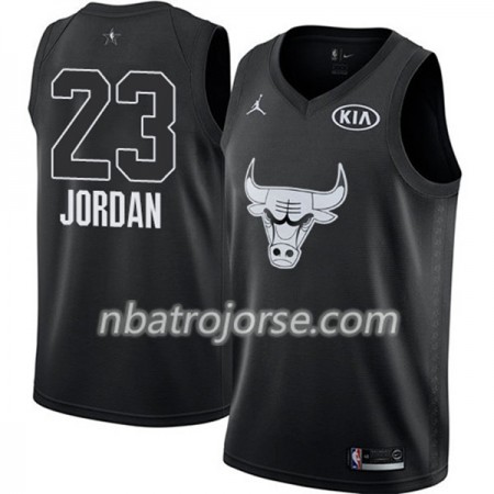 Män Chicago Bulls Tröja Michael Jordan 23 2018 All Star Jordan Brand Svart Swingman Män Chicago Bulls Tröja Michael Jordan 23 2018 All Star Jordan Brand Svart Swingman